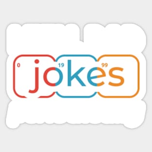 I Tell Dad Jokes Periodically Sticker